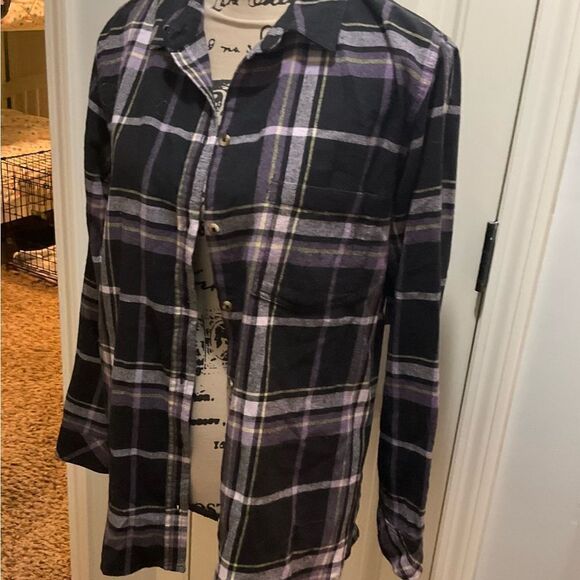 Button Up Flannel Shirt.Sonoma. NWT - Picture 2 of 6